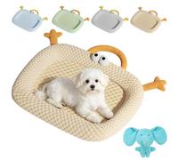mondpfote 2026 New Summer Cooling Cat Bed, Breathable Dog Cooling Bed Mat, Ice Silk Pet Cooling Mat for Cat & Small Dog, Washable Non-Slip Cat Mat, Grey (B,S Up to 2.5 catties (45 x 35 cm))