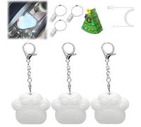 mondpfote Love Wallet Tote Bag Touch Sensing Light, Heart-Shaped Handbag Light, USB Rechargeable Heart Lamp Bag Slight for Handbag, Glow Sense Lamp for Women Girls Gift (Cat paw,3pcs)