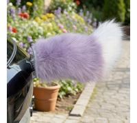 mondpfote Remote Control Electric Car Tail,Cute Fuzzy Wagging Moving Tail for Car Exterior Decoration,Handmade Rechargeable Auto Trunk Charm,Cosplay Accessory (05)