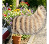 mondpfote Remote Control Electric Car Tail,Cute Fuzzy Wagging Moving Tail for Car Exterior Decoration,Handmade Rechargeable Auto Trunk Charm,Cosplay Accessory (24)