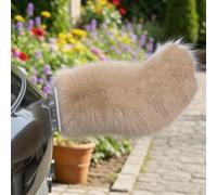 mondpfote Remote Control Electric Car Tail,Cute Fuzzy Wagging Moving Tail for Car Exterior Decoration,Handmade Rechargeable Auto Trunk Charm,Cosplay Accessory (11)