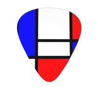 Mondrian,12 Pcs Guitar Pick,3 Different Thickness Plectrums for Acoustic Guitar Bass Ukulele (0.46mm 0.96mm 0.71mm)