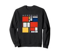 Mondrian: Composition with Red, Yellow, Blue, & Black (1921) Sweatshirt