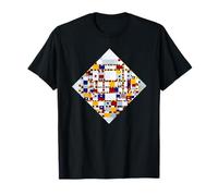 Mondrian Victory Boogie Woogie Neo-Plasticism Abstract Art T-Shirt