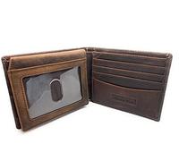 Mondy Moo Mens RFID Blocking Leather Wallet