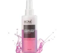 MONÉ PROFESSIONAL Leave In Conditioner Spray - Instant hair colour revival, hair shine, silk hair and smoothness - Multi-benefits hair treatment - Shake & Spray! ™