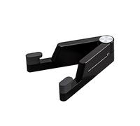 MONEER Cell Phone Stand, Phone Stand for Desk, Foldable & Portable iPhone Stand, Cell Phone Holder Desk Compatible with All Mobile Phone, iPhone, iPad mini, Tablet 4-10.5" (Black)