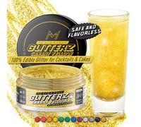 MONÉGASQUE Canary Yellow Edible Glitter for Drinks & Cakes, 10g