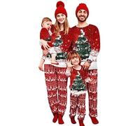 MoneRffi Christmas Pajamas for Family,Matching Family Christmas Pyjamas Set,Matching Xmas PJs for Couples Women Men Kids Baby(Pajamas-19,Women,S)
