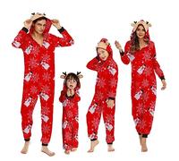 MoneRffi Christmas Pajamas for Family,Matching Family Christmas Pyjamas Set,Matching Xmas PJs for Couples Women Men Kids Baby(Pajamas-18,Women,XL)