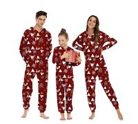 MoneRffi Christmas Pajamas for Family,Matching Family Christmas Pyjamas Set,Matching Xmas PJs for Couples Women Men Kids Baby(Pajamas-07,Women,S)