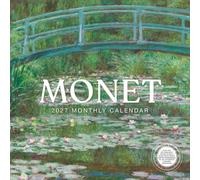 Monet 2027 Wall Calendar | 12" X 24" Open | Marble City Press | Plastic Free | Printed on Thick Art Paper