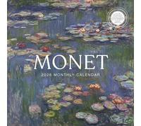 Monet Calendar 2026 | 12” x 24” Impressionist Wall Calendar 12 Month: Oscar Claude Monet | Marble City Press | Art Calendar | Museum, Fine Art