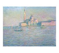 Monet Claude The Church San Giorgio Maggiore Venice Extra Large Wall Art Print Premium Canvas Mural