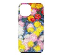 Monet Colourful Garden Chrysanthemums Classic Floral Art Case for iPhone 12 mini