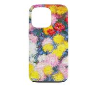 Monet Colourful Garden Chrysanthemums Classic Floral Art Case for iPhone 13 Pro
