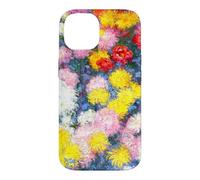 Monet Colourful Garden Chrysanthemums Classic Floral Art Case for iPhone 14