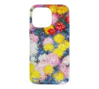 Monet Colourful Garden Chrysanthemums Classic Floral Art Case for iPhone 14 Pro Max