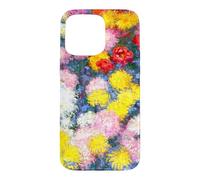 Monet Colourful Garden Chrysanthemums Classic Floral Art Case for iPhone 15 Pro Max