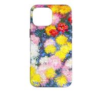 Monet Colourful Garden Chrysanthemums Classic Floral Art Case for iPhone 16 Pro Max