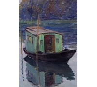 Monet Journal #8: Cool Artist Gifts - The Studio Boat Claude Monet Notebook Journal To Write In 6x9" 150 Lined Pages