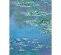 Monet LARGE Notebook #20: Claude Monet Notebook College Ruled to Write in 8.5x11" LARGE 100 Lined Pages - Water Lilies - Cool Artist Gifts