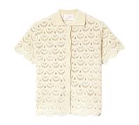 Monet Rachel Crochet Polo - female - MC2 Saint Barth - Shirts - Beige - S - Blouses & Shirts S