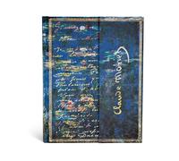 Monet, Water Lilies (Embellished Manuscripts Collection) Ultra Unlined Hardcover Journal: Unlined Ultra