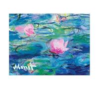 Monet Waterlilies Portfolio Notes: 12 Notecards, 4 Subjects, 12 Envelopes