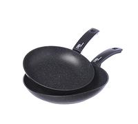 Moneta Etnea Evolution Frying Pan Set 24-28 cm Suitable for Induction Cookers 100% Made in Italy