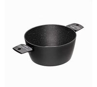 Moneta Zeus Induction Saucepan 2 Handles Aluminium 20 cm Grey
