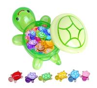 Monetais 101Pcs Mini Turtles Glow in the Dark Mini Resin Turtles with 6.7" Turtle Box Luminous Small Resin Animals for Garden Landscaping Dollhouse Decor Figures