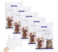 Monetais 30Pcs Pet Cleaning Gloves, Lick Safe Thickened Dog Bath Gloves, Multi-Use Skin-Friendly Cat Grooming Wipes for Home Travel Outdoor