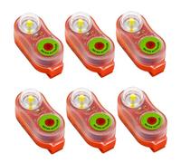 Monetais 6PCS Life Jacket Light, Automatic Locator Life Jacket Strobe Light, Water-Activated Strobe Emergency Lights for Man Overboard Survival