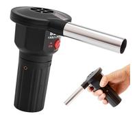 Monetais Fire Blower for Barbecue, Portable Battery Operated Air Blower, Practical Tools for Picnic, Camping, Light Up Charcoal Barbecue Outdoor