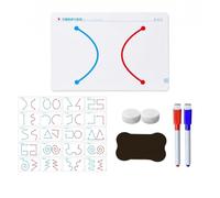 Monetais Left & Right Brain Development Card, Reusable Brain Training Card: Reusable Concentration Game With Safe Rounded Thick Cardstock Activation Exercises for Kids