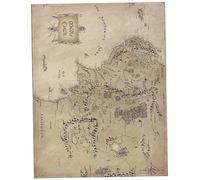 Monetais Middle Earth Map Fleece Blanket Throw Super Soft Velvet Cozy Plush Throw Blanket for Couch, Bed, Sofa, 27.6x39.4 Inch Fleece Blankets