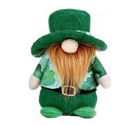 Monetais Patricks Day Gnome Decorations Gnome Plush Toy Faceless Doll Swedish Dwarf Irish Green Dwarf Decoration for Patrick's Day