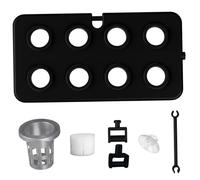 Monetais Plant Holder for Fish Tank, Self-Adjusting Floating & Wall Mount Aquarium Plant Holder, Black Hydroponic Basket for Aquatic Plants Fish Tank