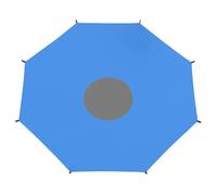 Monetais Trampoline Shade Cover, Trampoline Sun Protection for 10ft 8-pole Straight Leg Trampolines, Blue