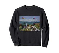Monet's Garden at Sainte-Adresse Sweatshirt