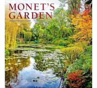BrownTrout Calendar - Monet's Garden 2026 - 16-Month Square Plato Foil - Multilingual