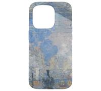 Monet's La Gare Saint-Lazare Case for iPhone 15 Pro