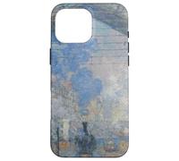 Monet's La Gare Saint-Lazare Case for iPhone 16 Pro Max