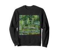 Monets Water Lilies and Japanese Bridge Sweatshirt