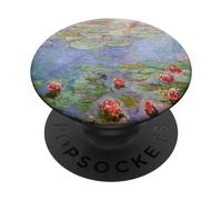 Monet's Water Lilies Modern Art Impressionism Painting Cover PopSockets Adhesive PopGrip