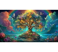 money 1000 Piece Jigsaw Puzzles for Adults Educational Games Jigsaw Puzzle Home Decoration for Men Women Elders Seniors 75x50cm/1000pcs