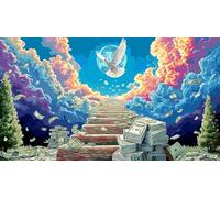 money 1000 Piece Jigsaw Puzzles for Adults Educational Games Jigsaw Puzzle Home Decors for Family Decorations 38x52cm/1000pcs