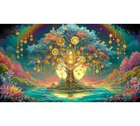 money 1000 Piece Jigsaw Puzzles for Adults Family Challenge Toys Jigsaw Puzzle Home Decoration for Adults Gifts 38x52cm/1000pcs