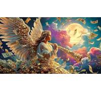 money 1000 Piece Jigsaw Puzzles for Adults Family Challenge Toys Jigsaw Puzzle Home Decors for Men Women Elders Seniors 75x50cm/1000pcs